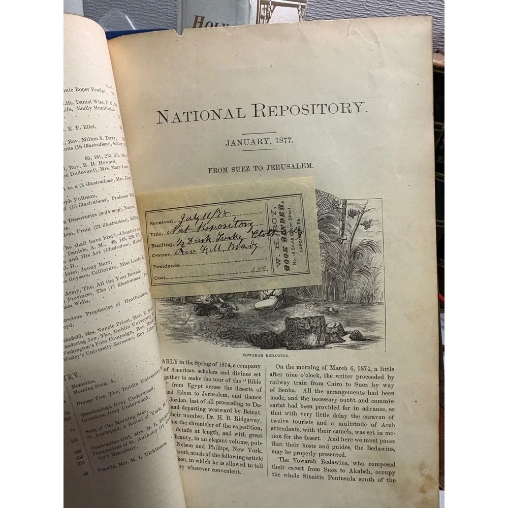 National Repository Vol I 1877 General Religious Literature Daniel Curry Antique